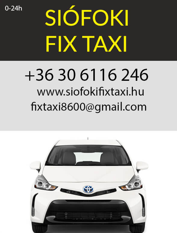 Siófok Taxi | Siófoki Fix Taxi +36-30/6116-246